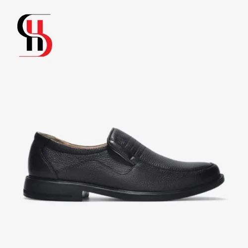 Men's Dress Shoes with Embossed Leather Texture